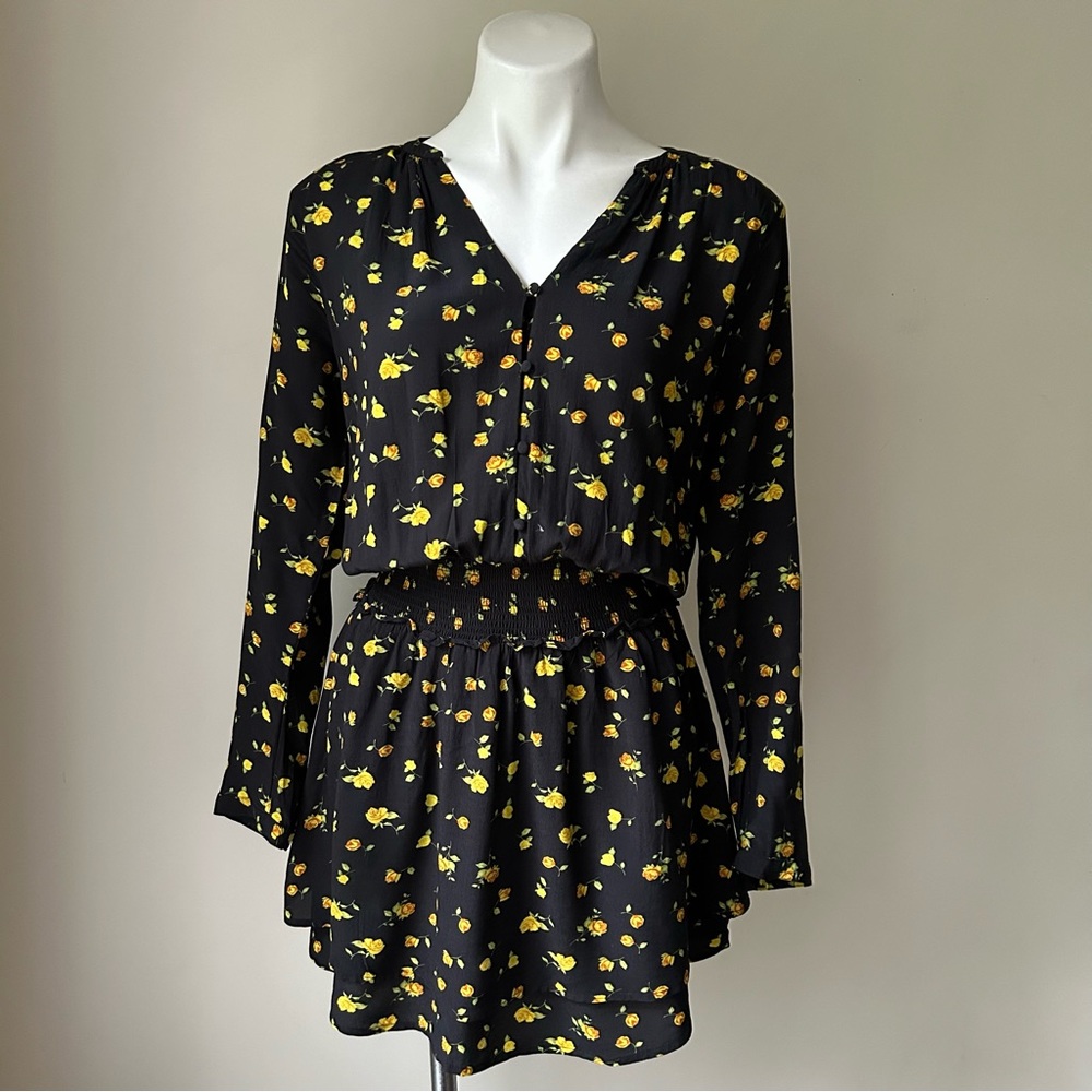 RAILS Jasmine Dress in Yellow Roses Print, S - Picture 6 of 13